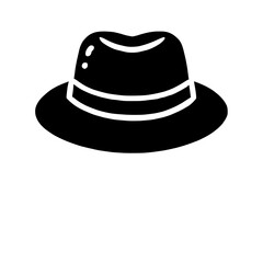 Classic Fedora Hat Icon