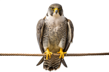 Peregrine Falcon on Rope