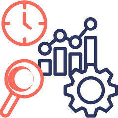 Efficiency Analysis Icon