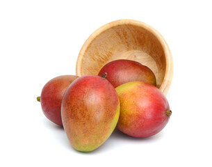 Mango fruit isolated on white background