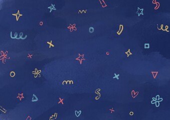 stars and stripes colorful background