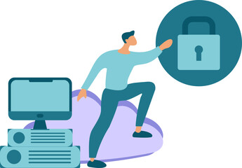 Cloud Computing Illustration