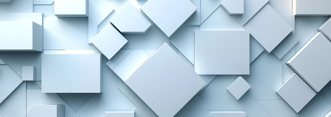 Obraz premium modern background with an abstract geometric pattern in light blue