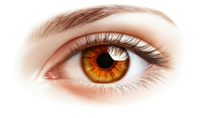 Human eye transparent background
