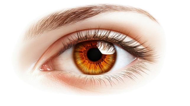 Human eye transparent background