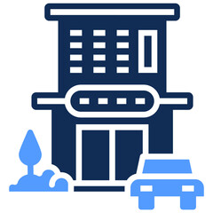 Obraz premium Car Dealership Icon