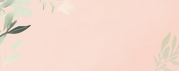 Fototapeta premium Soft Pastel Coral Wallpaper Background for Aesthetic Decor