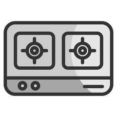 Stove  Icon Element For Design