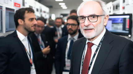 Executive at Tech Conference 