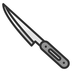 Knife  Icon Element For Design
