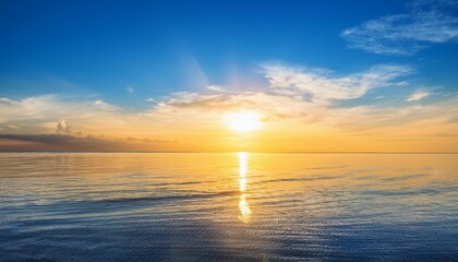calm water ripples under a warm sunlit sky offering a peaceful backdrop with text space wellness spa beauty health promotions