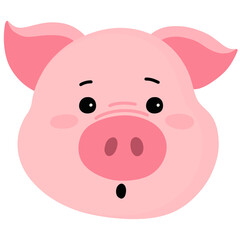 pig cartoon illustration 