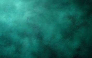 Teal smoky abstract background texture.