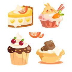 Cupcake Set by Hana Lie