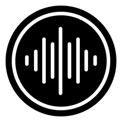 Obraz premium Equalizer Icon Element For Design