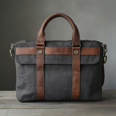 A Charcoal Business Bag with Sleek Design for Professional and Stylish Travel
