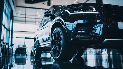 Rows of used cars displayed under bright dealership lights at night, showcasing automotive variety and the bustling activity of nighttime sales