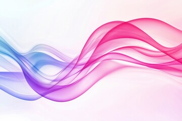 Naklejka premium Abstract Pink and Blue Wave Background Design for Modern Projects.