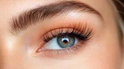 Obraz premium Captivating beauty with stunning eyes and flawless makeup