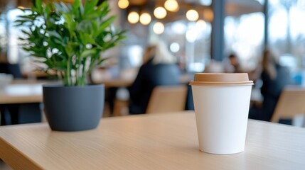 Cheerful grandmother enjoying a quiet moment with coffee in a cozy cafe