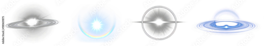 Canvas Prints png light effect, element set on transparent background