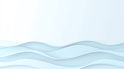 Fototapeta premium Abstract Light Blue Wave Background Design