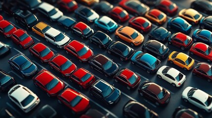 An eye-catching array of vehicles showcasing various colors.