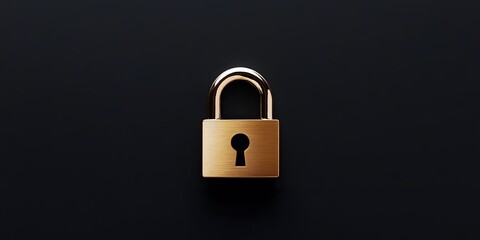 Fototapeta premium Cybersecurity Digital Padlock Concept Representing Data Privacy Information Protection and Access Control Secure Digital Technology and Online Safety