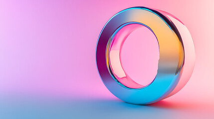 Obraz premium vibrant and creative letter 