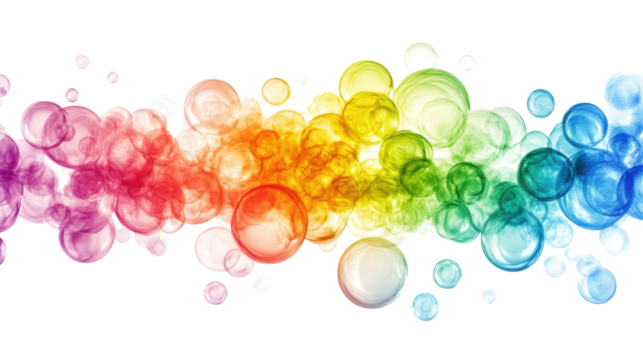 Bubbles transparent background