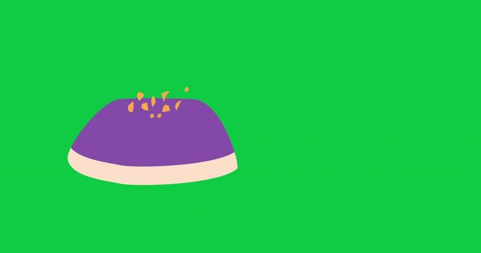 Filipino Food Illustration Sapin sapin animation