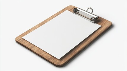 Clean Clipboard on White Background with Notepad View