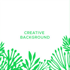 Flourish Background design Vector Banner