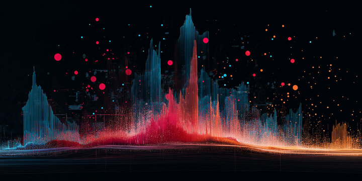 Exploring quantum computing applications in technology abstract visualizations digital environment futuristic perspective