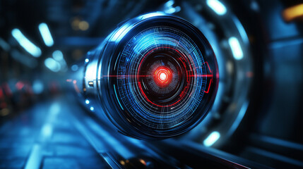 Obraz premium Exploring quantum computing applications in advanced technology futuristic environment high-tech perspective