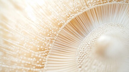 Abstract close-up of radiating fiber optic strands, resembling a futuristic or technological blossom.
