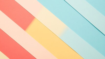 Obraz premium Diagonal pastel color stripes background design