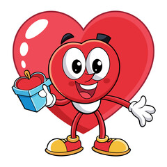 valentine's day and red heart