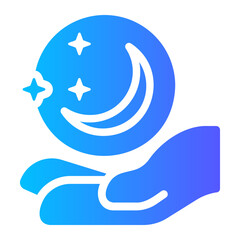 crystall ball Gradient icon