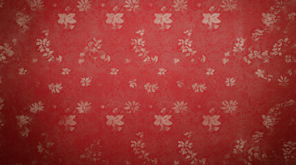 Red Floral Pattern Texture: A vintage-inspired red background with a delicate floral pattern. The subtle texture and faded color create a classic, elegant feel.