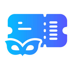 tickets Gradient icon