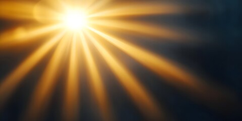 Radiant sun rays bursting through the sky creating a brilliant orange glow and a captivating awe inspiring atmospheric scene  The image showcases a dramatic and luminous natural phenomenon