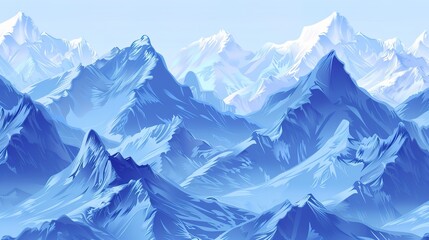 andes mountain seamless pattern wallpaper