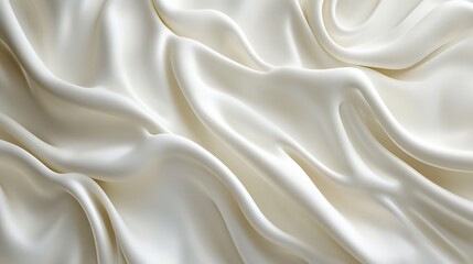 Obraz premium background luxury white cloth or liquid waveAbstract or fabric texture background.