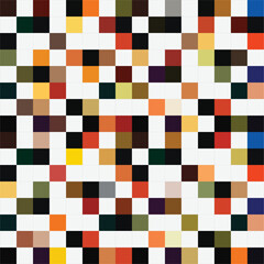 Autumn colors pallets  - vector illustration 