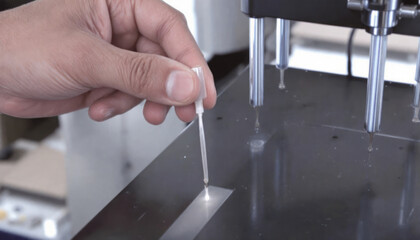 Precise Sample Application in a Laboratory Setting