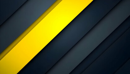 Obraz premium Abstract diagonal stripes background with vibrant yellow and dark grey colors, ideal for modern designs and presentations.