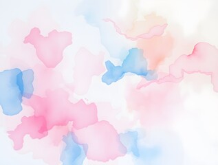 abstract watercolor background with watercolor splashes
