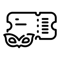 tickets Line Icon