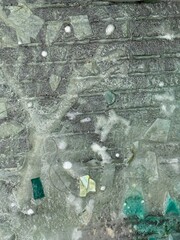 concrete texture with foam